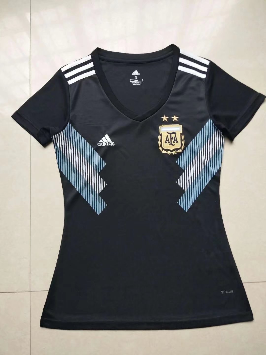 2018 World Cup Argentina Away Women's Soccer Jersey Shirt - Cheap Soccer Jerseys Shop MINEJERSEYS.RU