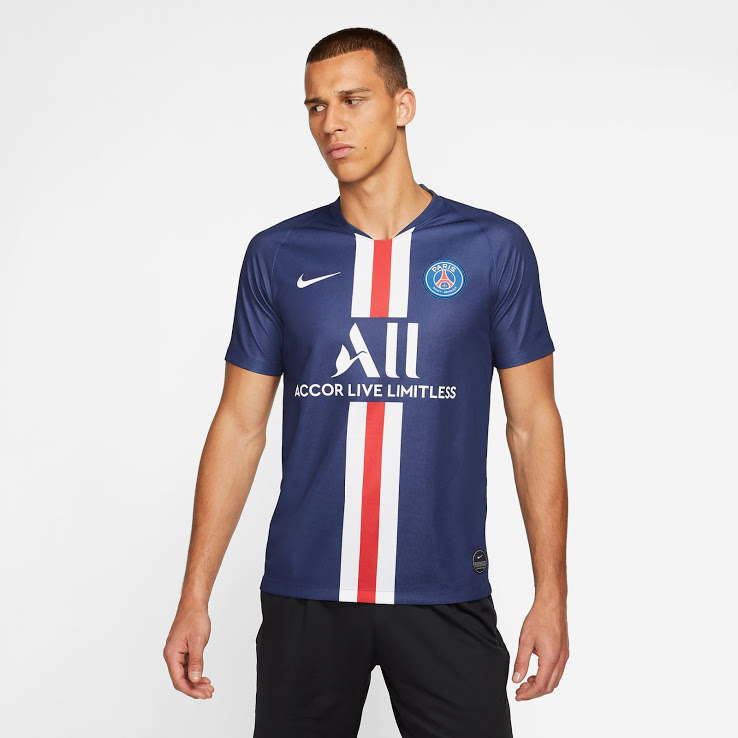 19-20 PSG Home Navy Soccer Jerseys Shirt - Cheap Soccer Jerseys Shop