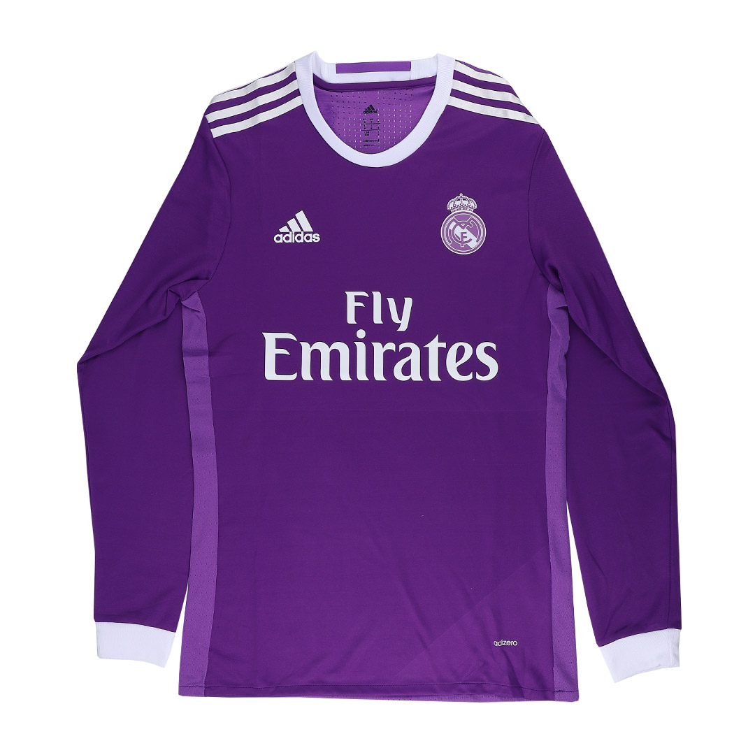 Men's adidas Purple Real Madrid 2016/17 Away Replica Jersey