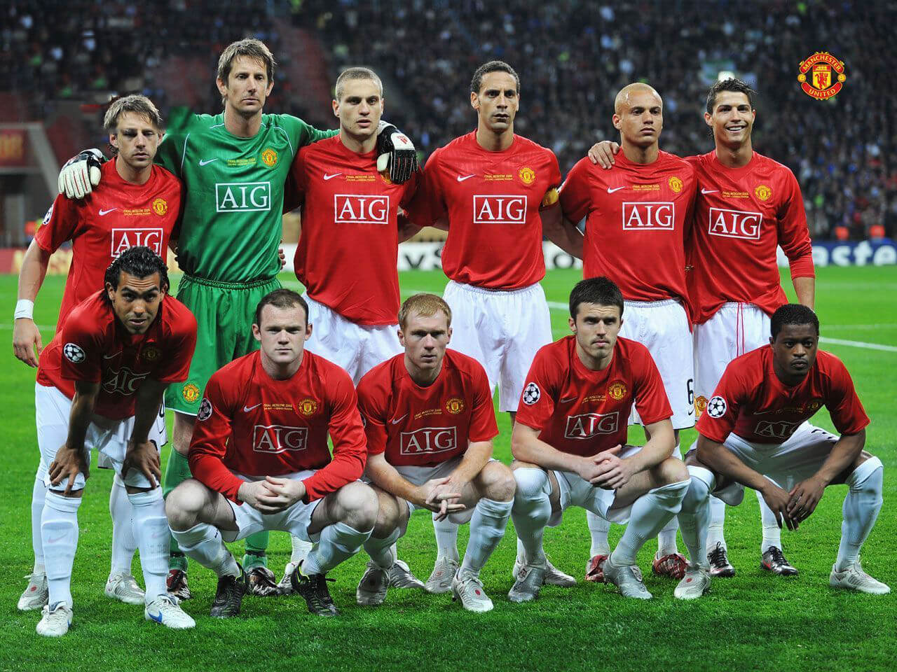 Manchester United Home 07/08 Long Sleeve Jersey