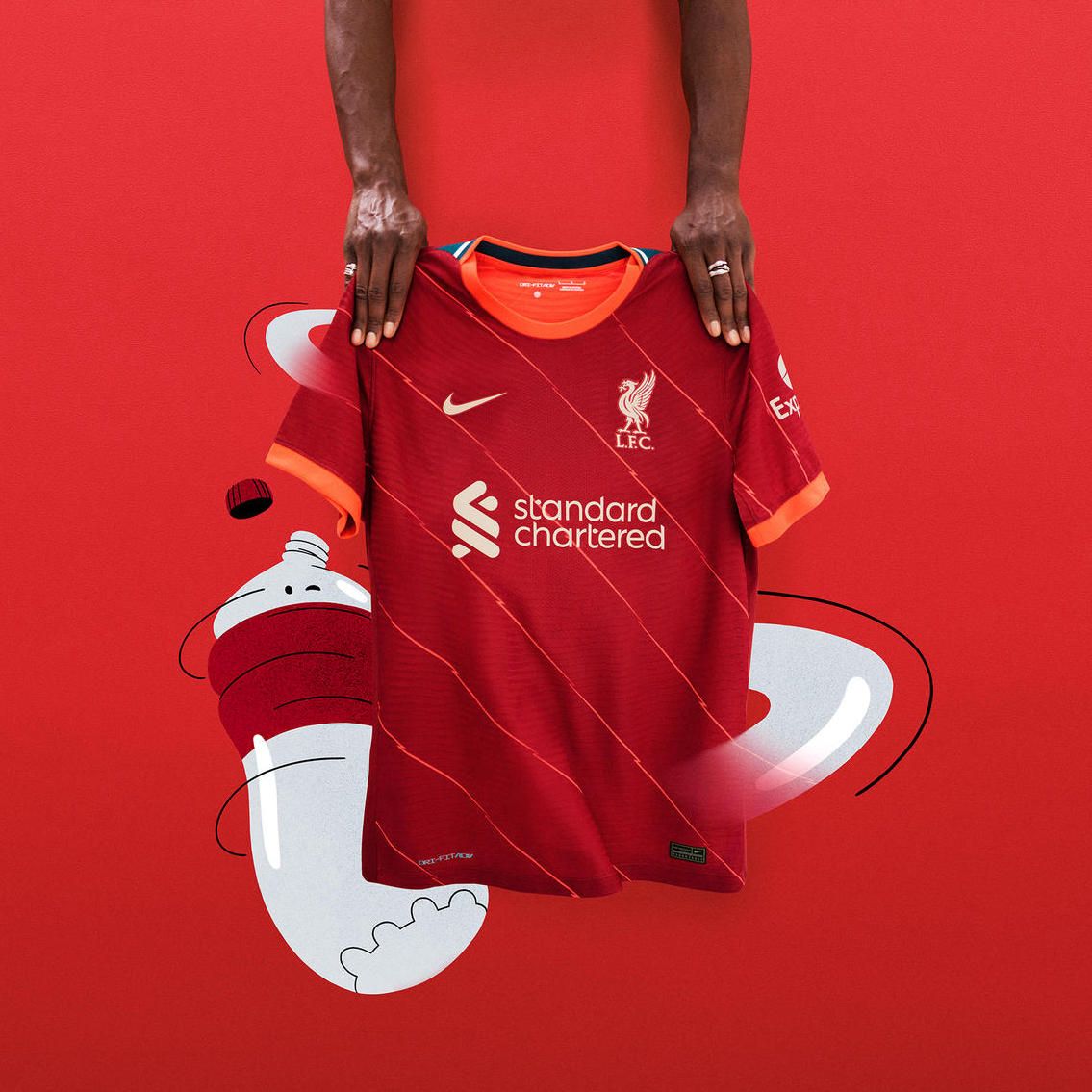 Liverpool Soccer Jersey Home Player Version 2021 22 MineJerseys