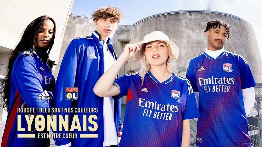 Jersey adidas Olympique Lyon Away Jersey 2023-2024 Hi-Res Blue - Fútbol  Emotion