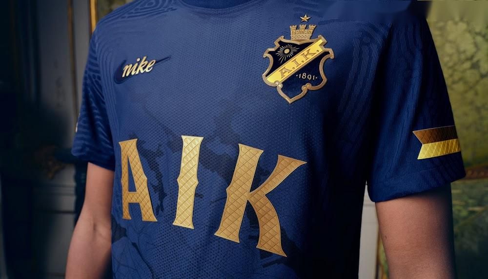 This special edition AIK Fotboll kit is a beauty, wish this wasn't so  limited in stock : r/KitSwap