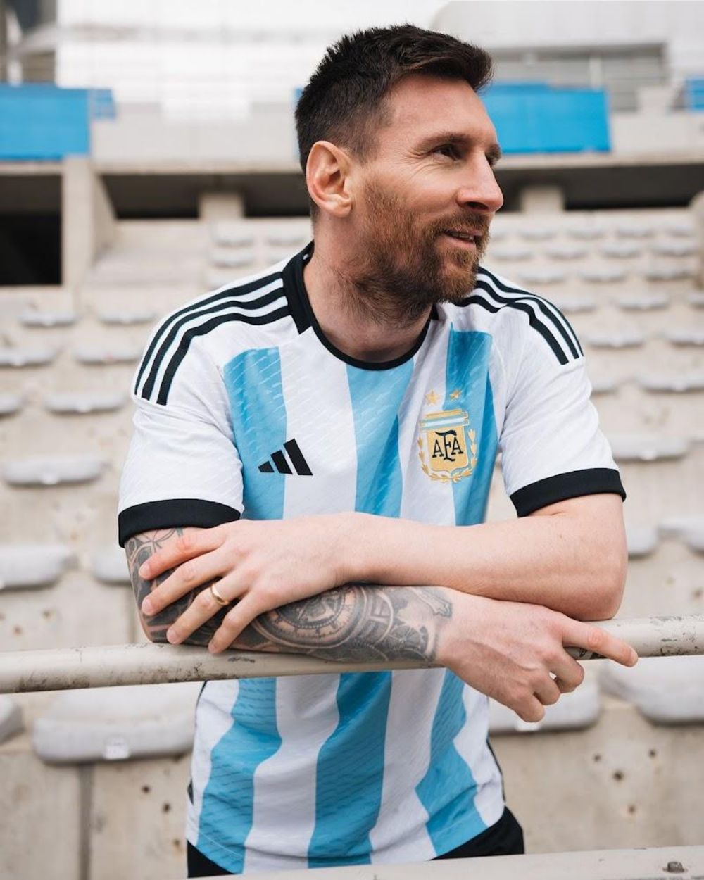 Argentina Soccer Jersey Home (Player Version) World Cup 2022