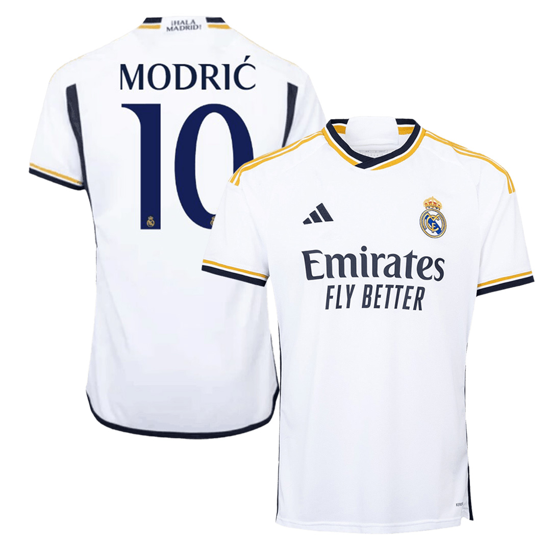 MODRIĆ #10 Real Madrid Home Soccer Jersey 2023/24