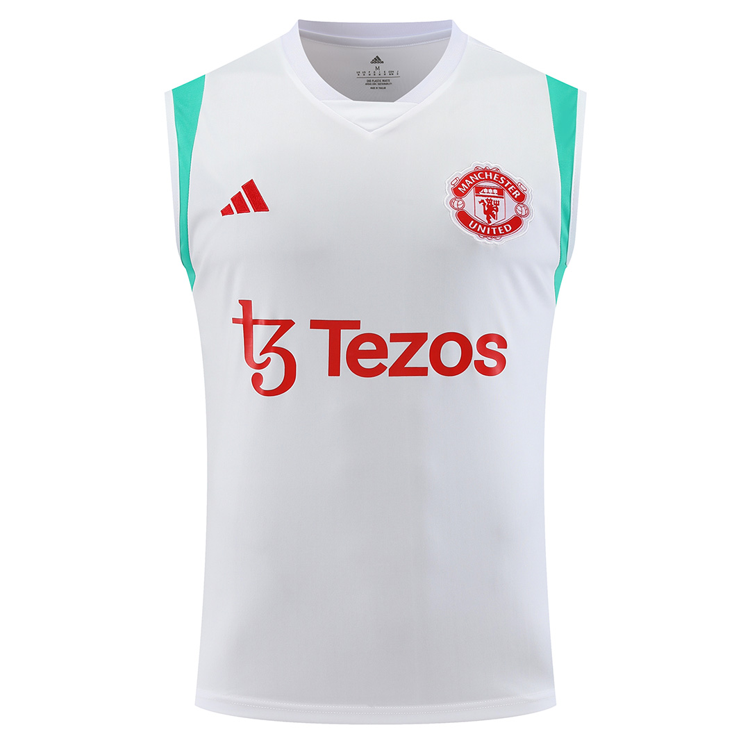 Manchester United Pre Match Top - White