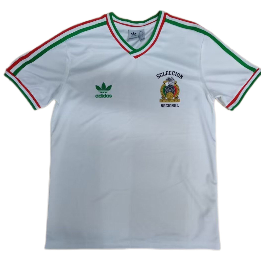 Mexico Remake Jersey White 1985 | MineJerseys